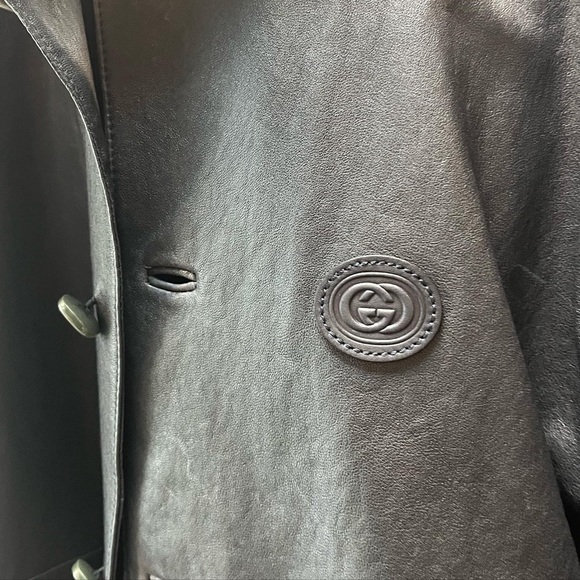 NWT Gucci Mens Leather Bomber Jacket - Picture 4 of 4